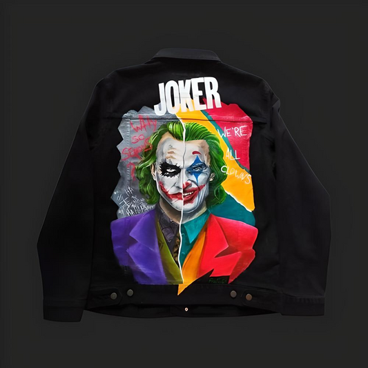 Joker Painting Denim Jacket